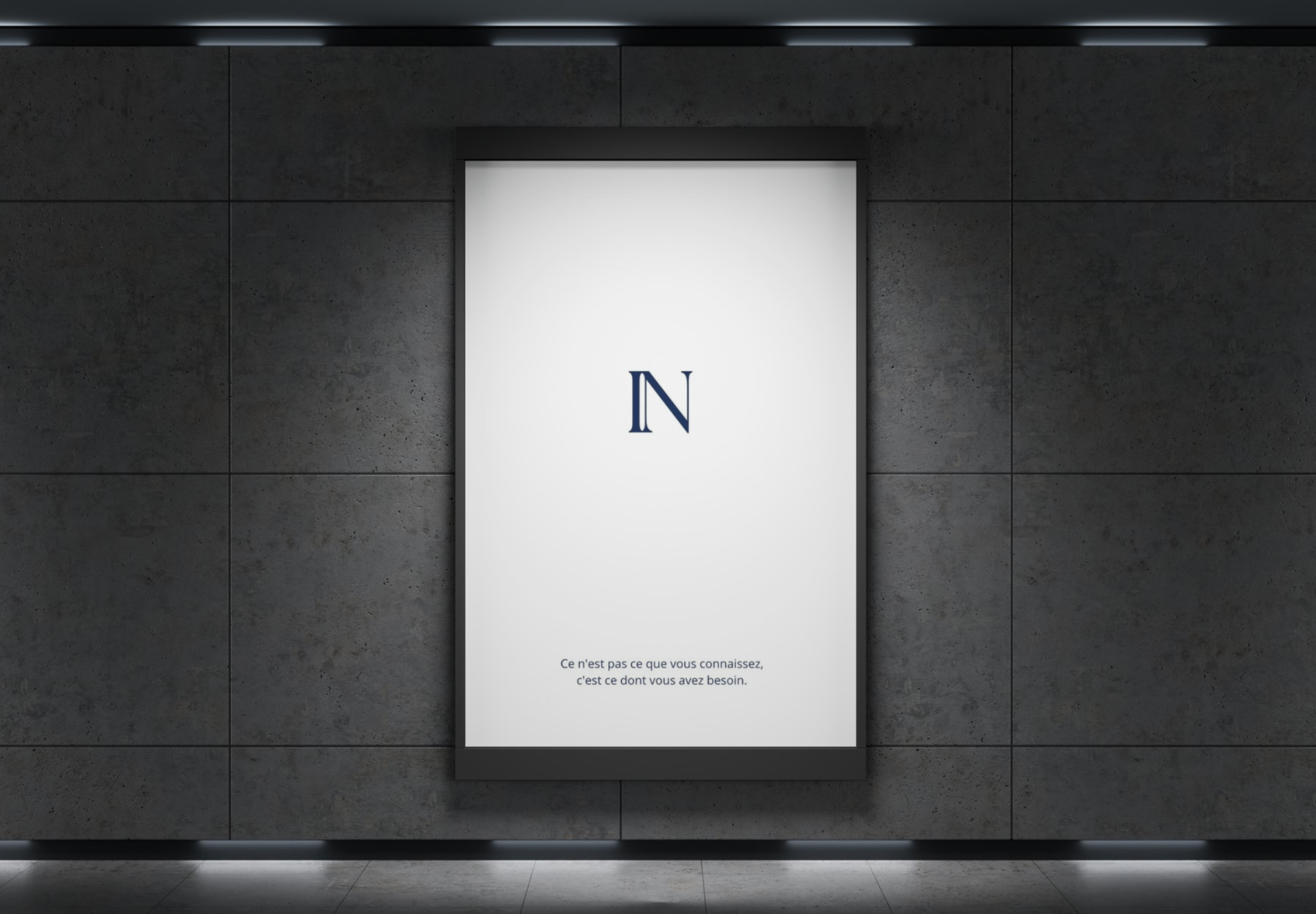 INEED — Ce n'est pas ce que vous connaissez, c'est ce dont vous avez besoin